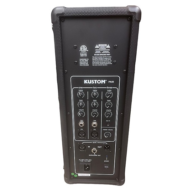 Used Kustom Pa50 Powered Monitor Guitar Center