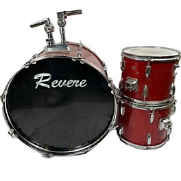 Vintage Fender Vintage 1970s Revere 3 piece Basic Red Drum Kit