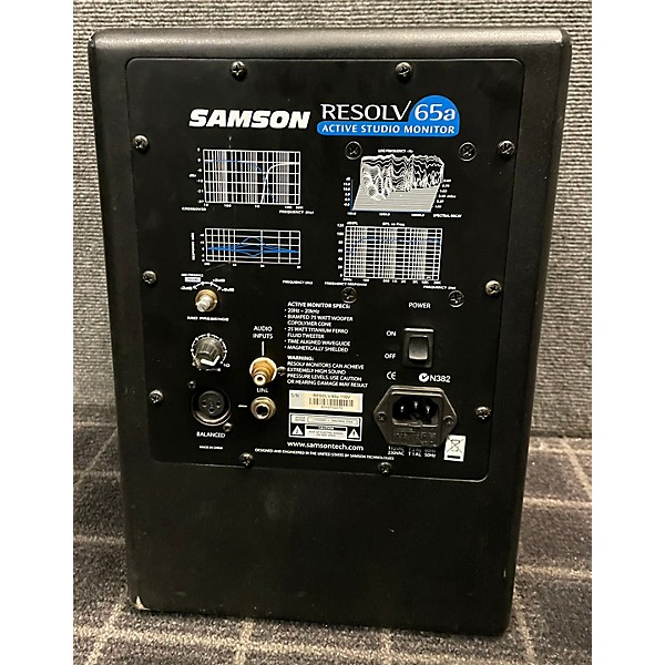 Used Samson Revolv 65a Monitors Powered Monitor