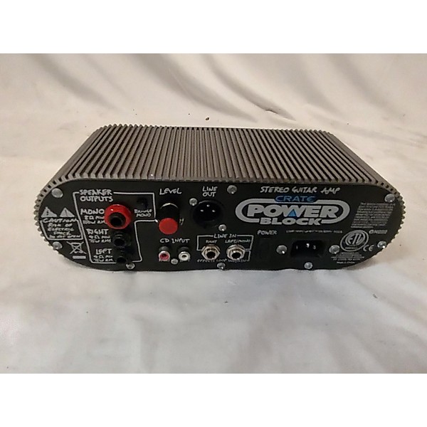 Used Crate Power Block Solid State Guitar Amp Head