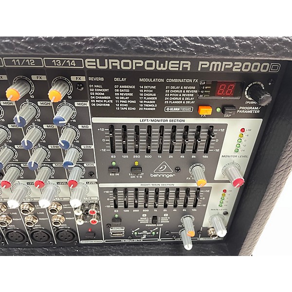 Used Behringer Europower Pmp2000D Unpowered Mixer