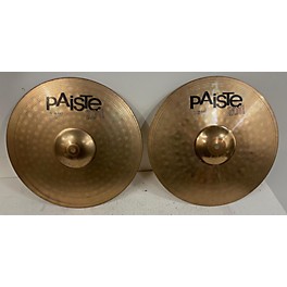 Used Paiste Used Paiste 14in 201 BRONZE PAIR Cymbal