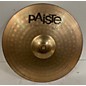 Used Paiste 14in 201 BRONZE PAIR Cymbal