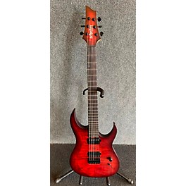 Used Schecter Guitar Research Used Schecter Guitar Research Sunset Extreme Scarlet Burst Solid Body Electric Guitar