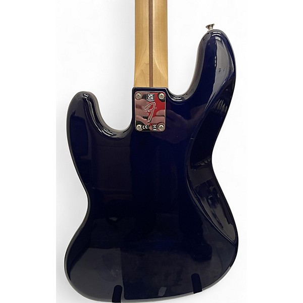 Used 2020s Fender Player Jazz Bass Blue Electric Bass Guitar