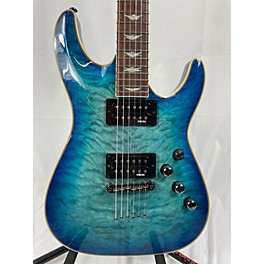 Used Schecter Guitar Research Used Schecter Guitar Research Omen Extreme 6 Ocean Blue Burst Solid Body Electric Guitar