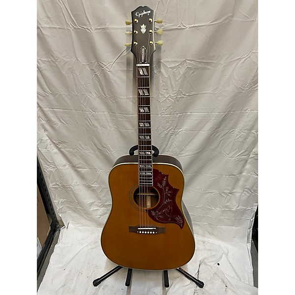 Used Epiphone INSPIRED BY HUMMING BIRD Acoustic Electric Guitar Natural