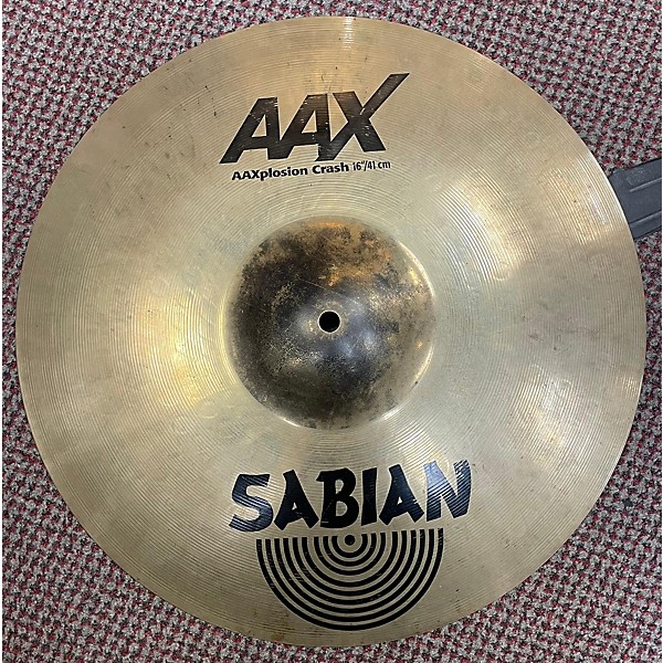 Used SABIAN 16in AAX Xplosion Crash Cymbal