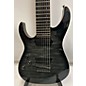 Used Schecter Guitar Research Used Schecter Guitar Research Banshee-8 P Left Handed Trans Black Solid Body Electric Guitar