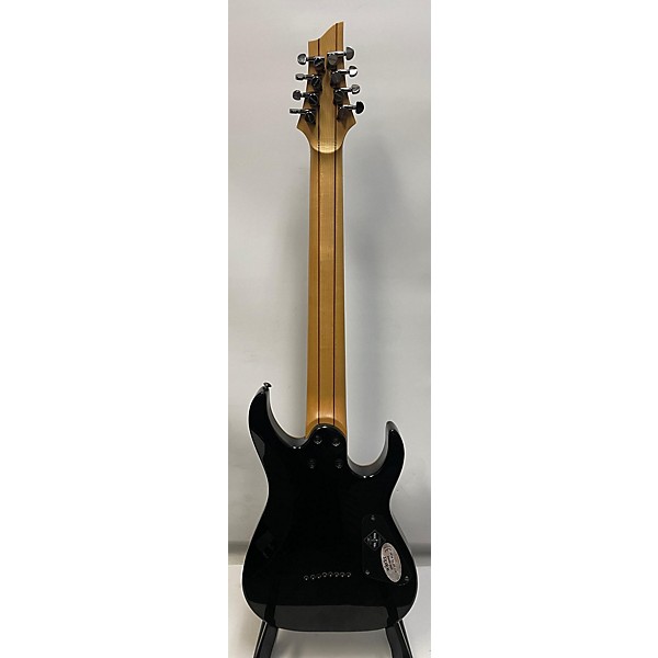 Used Schecter Guitar Research Used Schecter Guitar Research Banshee-8 P Left Handed Trans Black Solid Body Electric Guitar