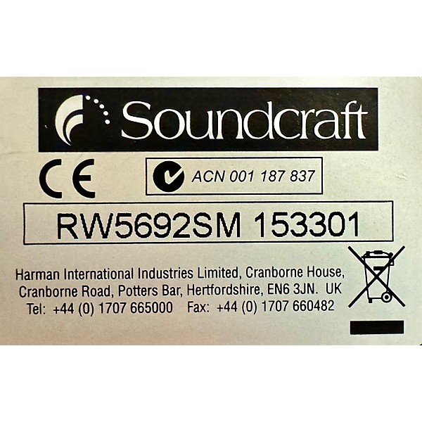 Used Soundcraft GB4 Unpowered Mixer