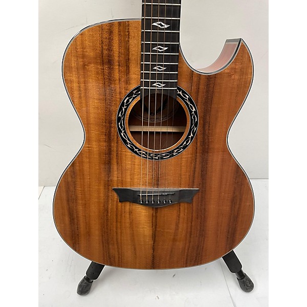Used Dean Exhibition Koa Acoustic Electric Guitar