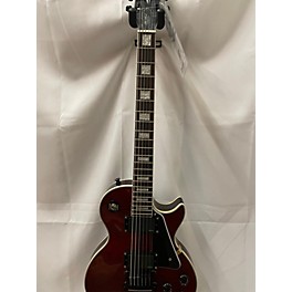 Used Epiphone Used Epiphone Les Paul Custom Trans Crimson Red Solid Body Electric Guitar