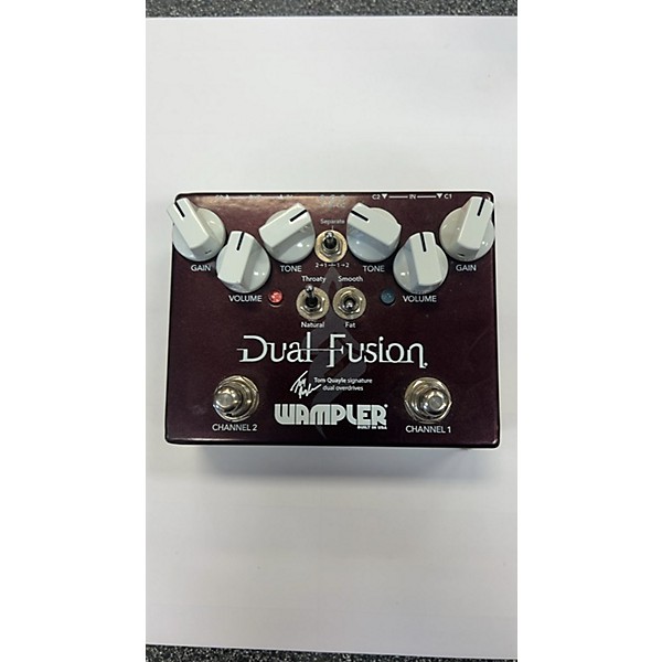 Used Wampler Dual Fusion Tom Quayle Signature Overdrive Effect Pedal