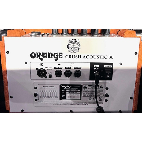Used Orange Amplifiers Crush Acoustic 30 Acoustic Guitar Combo Amp