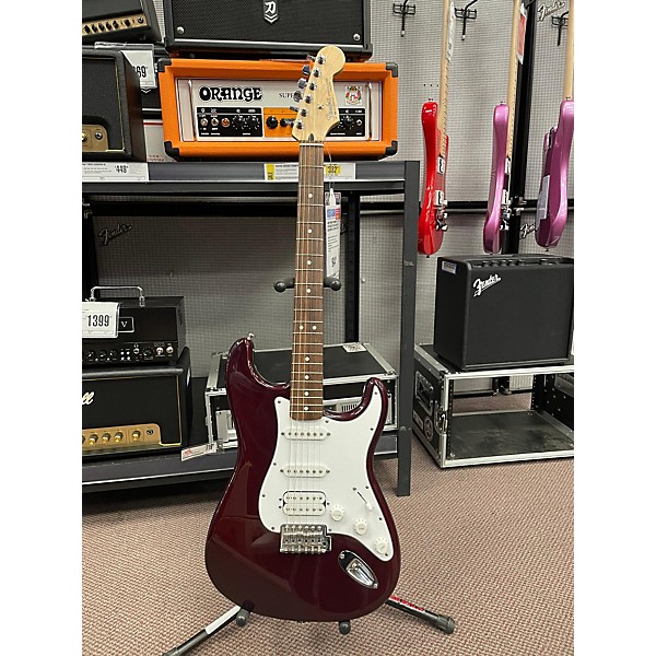 Used Fender Used Fender Modern Player Stratocaster HSS Wine Red Solid Body Electric Guitar