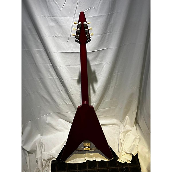 Vintage Gibson Vintage 1998 Gibson Flying V Lonnie Mack Cherry Solid Body Electric Guitar