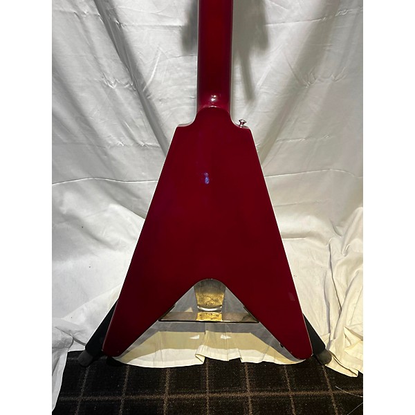 Vintage Gibson Vintage 1998 Gibson Flying V Lonnie Mack Cherry Solid Body Electric Guitar