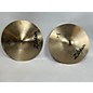 Used Zildjian 12in A Series New Beat Hi Hat Pair Cymbal thumbnail