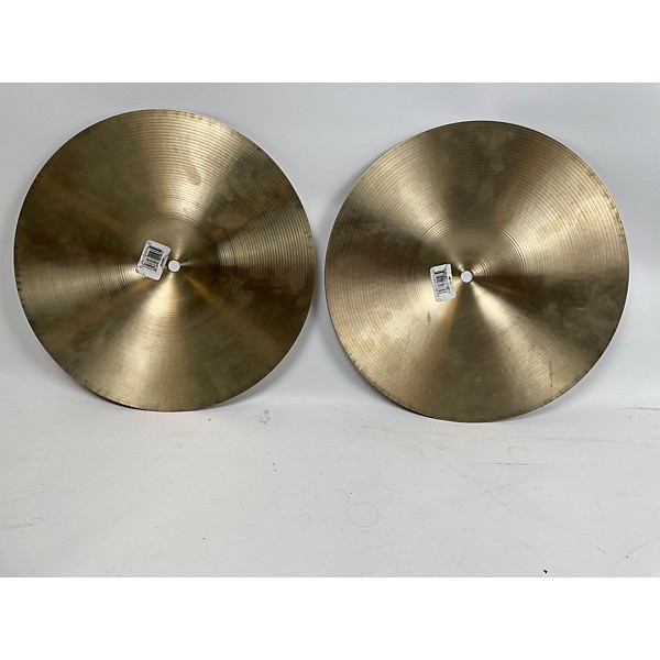 Used Zildjian 12in A Series New Beat Hi Hat Pair Cymbal