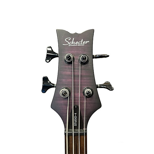Used Schecter Guitar Research Stiletto Studio 4 String Electric Bass Guitar