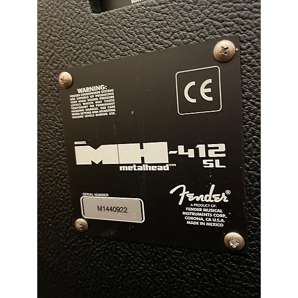 Used Fender MH-412 SL SLANT CABINET Guitar Cabinet