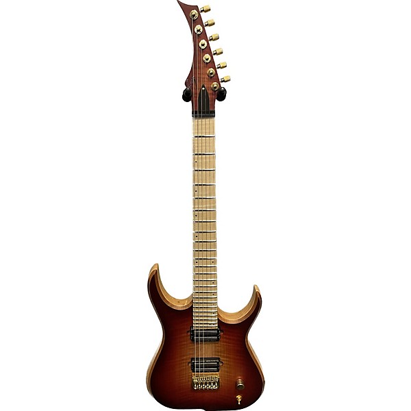 Used Used Skervesen Raptor 6 FireBurst Solid Body Electric Guitar