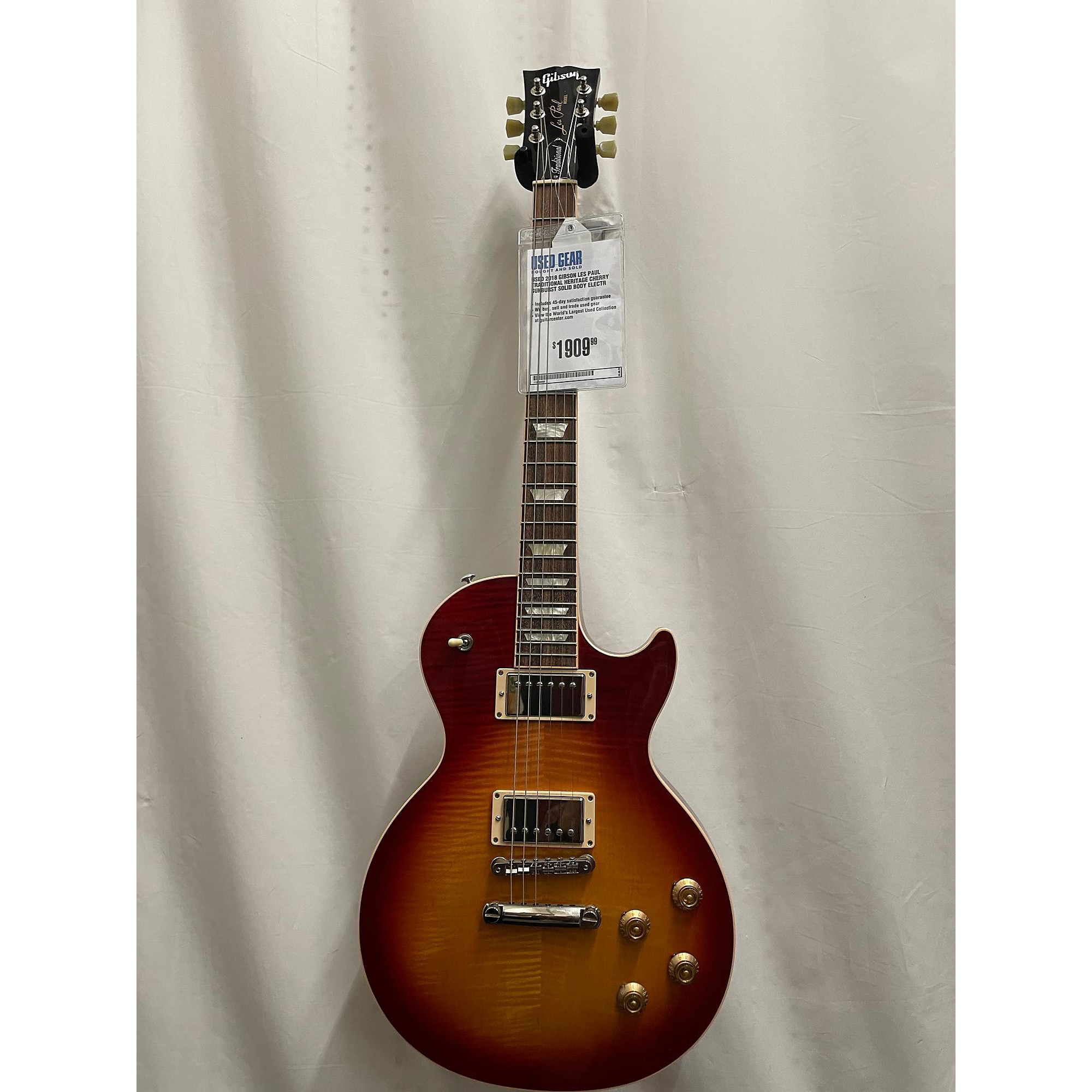 Used Gibson 2018 Les Paul Traditional Solid Body Electric Guitar 