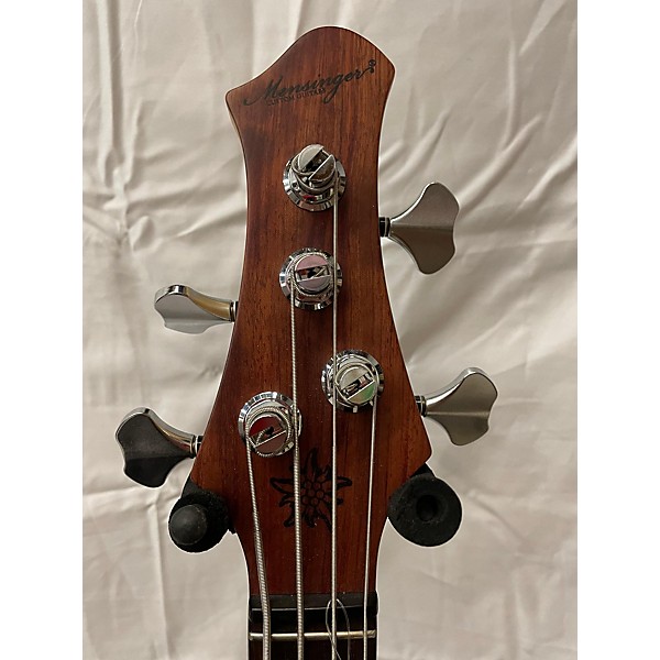 Used Used MENSINGER CUSTOM Cazpar 4P Walnut Electric Bass Guitar