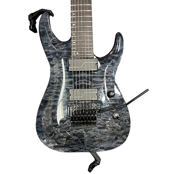 Used ESP LTD Buz-7 QM Solid Body Electric Guitar