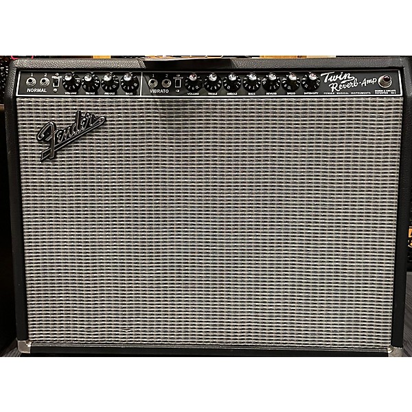 Used Fender 1965 Reissue Twin Reverb 85W 2x12 Tube Guitar Combo Amp