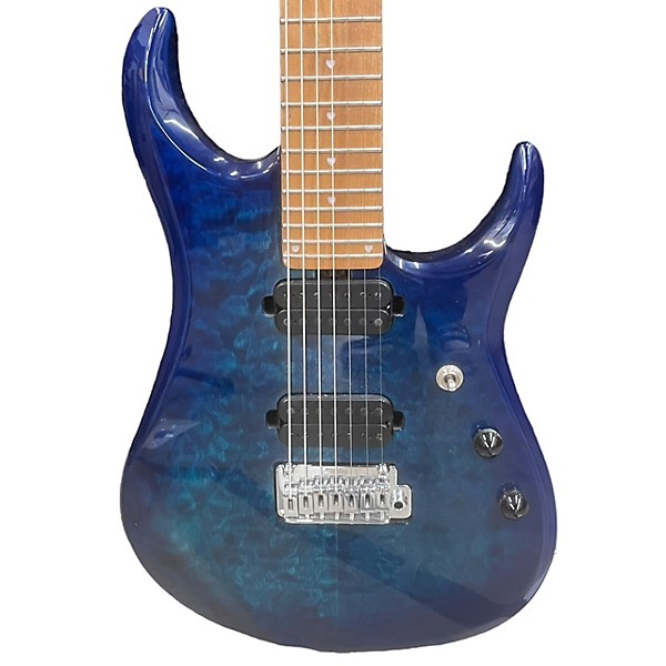 Used Sterling by Music Man Used Sterling By Music Man John Petrucci JP157 7 String CERULEAN PARADISE Solid Body Electric G...