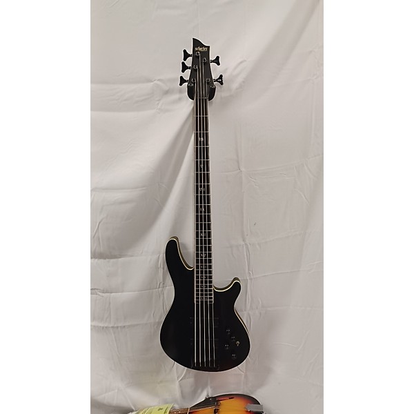 Used Schecter Guitar Research Sls Evil TWIN 5 STRING Electric Bass Guitar