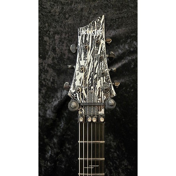 Used Schecter Guitar Research Used Schecter Guitar Research SUSTAINER 7 STRING SILVERMOUNTAIN Solid Body Electric Guitar