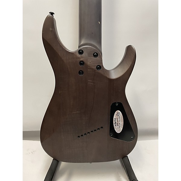 Used Schecter Guitar Research Used Schecter Guitar Research Omen Elite 8 Left Handed Dark Cherry Burst Solid Body Electric...