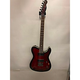 Used Fender Used  Fender Special Edition Custom Telecaster FMT HH Red To Black Fade