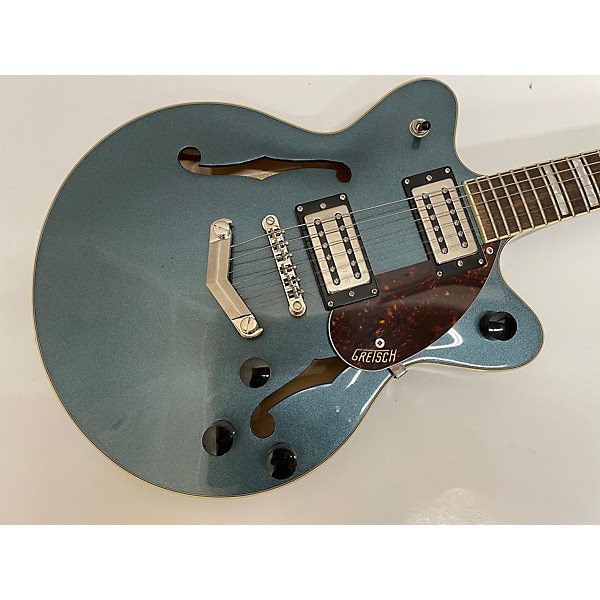 Used Gretsch Guitars Used Gretsch Guitars G2655 Gunmetal Blue Hollow Body Electric Guitar