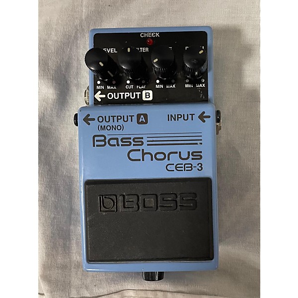 Used BOSS CEB3 Bass Chorus Bass Effect Pedal
