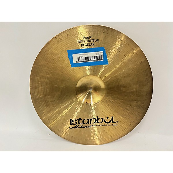 Used Istanbul Mehmet 14in Traditional Hi Hat Bottom Cymbal 33