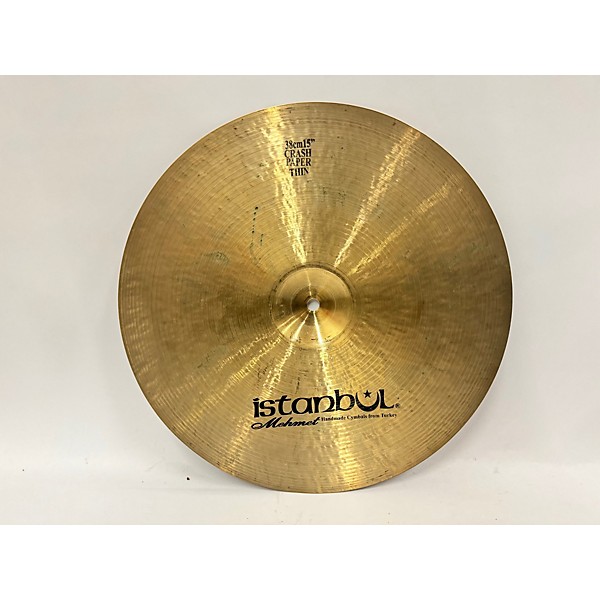 Used Istanbul Mehmet 15in Traditional Paper Thin Cymbal