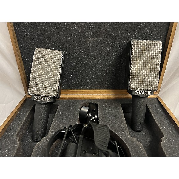 Used Stager Microphones SR-2N Ribbon Microphone Matched Pair Ribbon Microphone