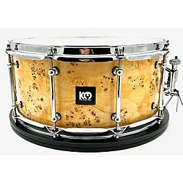 Used BOSS Used 2024 Kings Custom Drums 6.5X14 Olive Burl Snare Drum Natural Stain With Semi-Gloss Lacquer