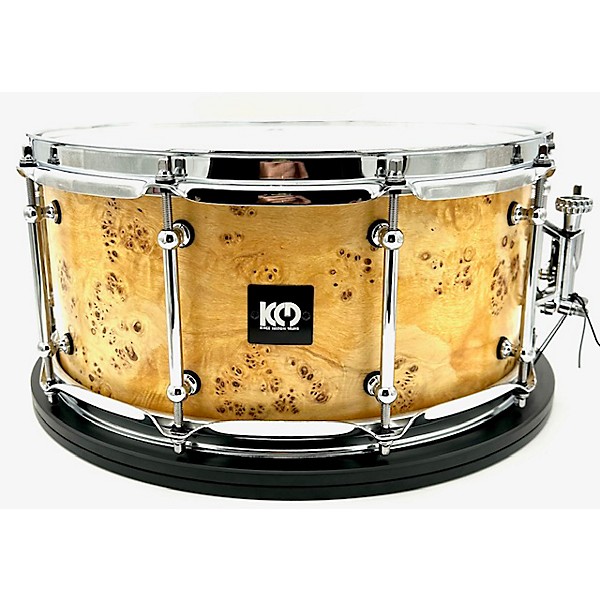 Used Used 2024 Kings Custom Drums 6.5X14 Olive Burl Snare Drum Natural Stain With Semi-Gloss Lacquer