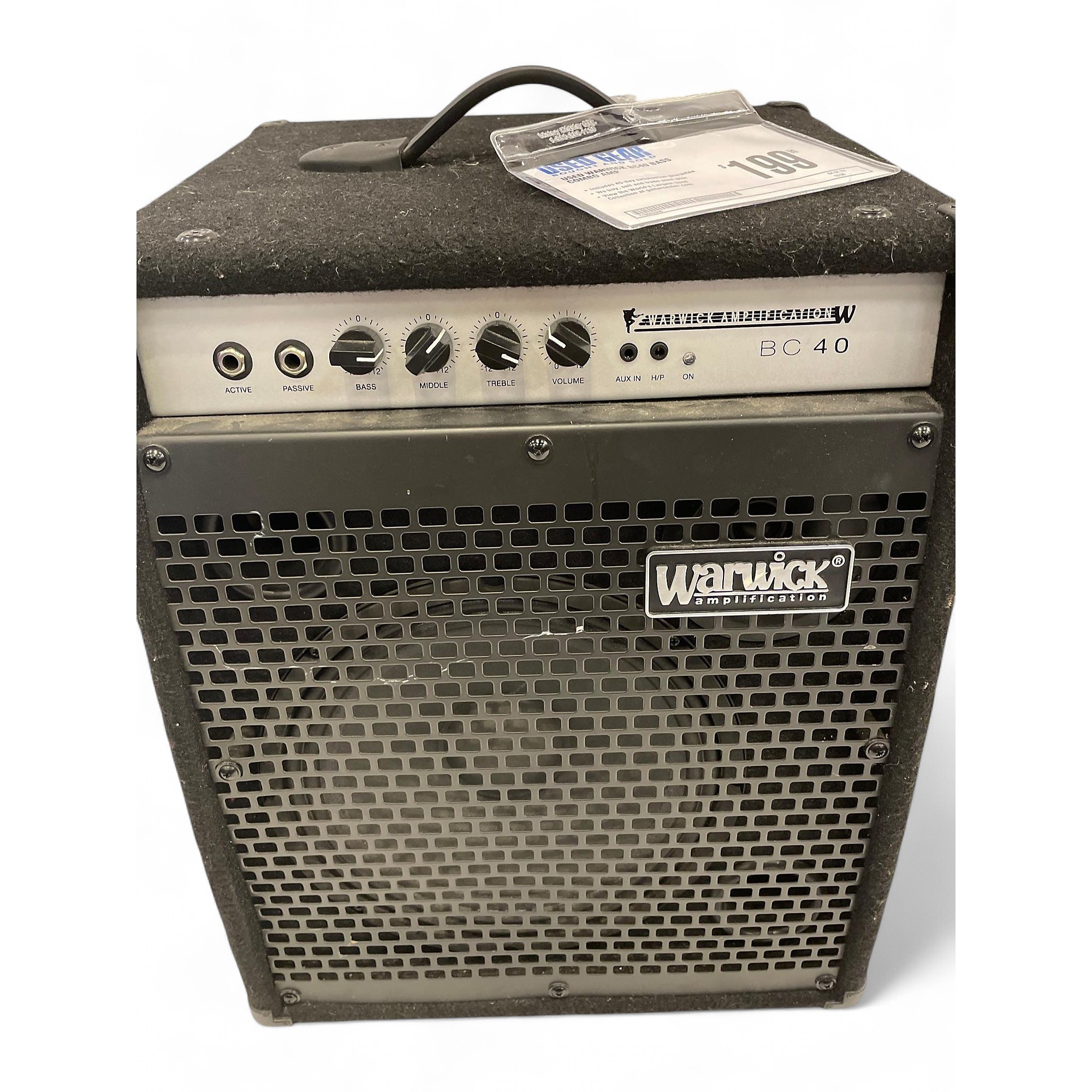 Warwick BC 40 ベース用アンプ Warwick BC 40 - 10 / 40 Watt Bass Combo - EU Version