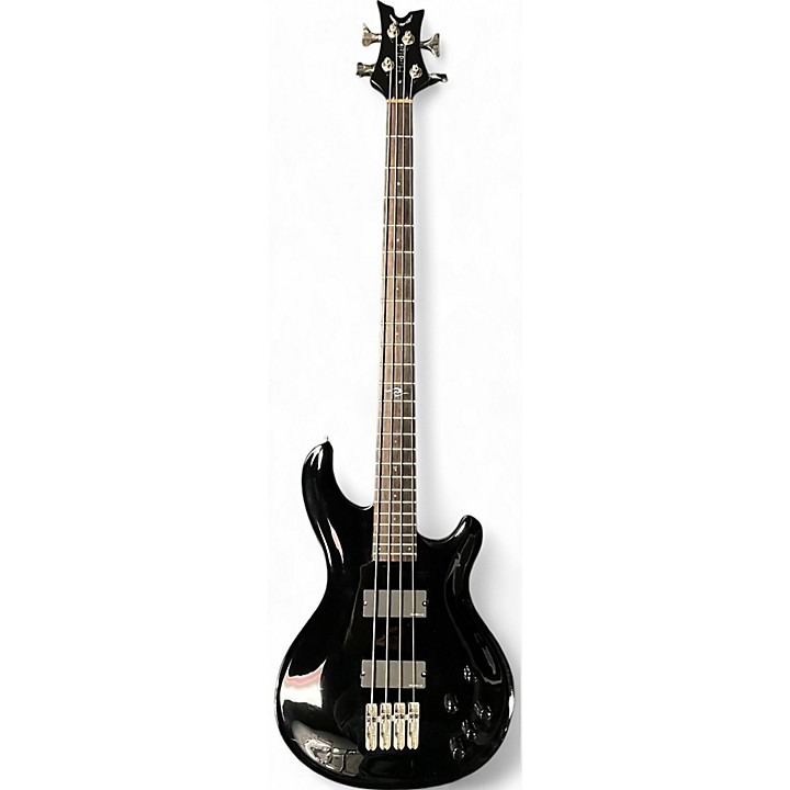 Used Dean HARDTAIL 4 STRING Black Electric Bass Guitar Black