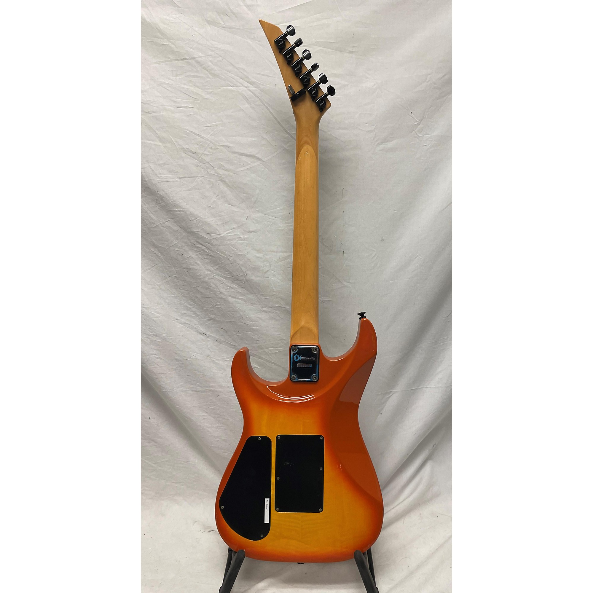 Used Charvel 475 DELUXE EXOTIC Solid Body Electric Guitar AMBER 