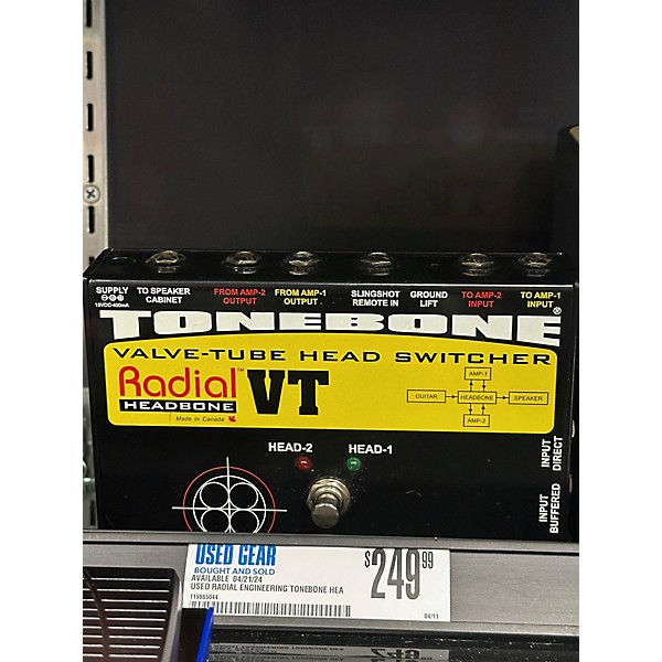 Used Radial Engineering Tonebone Head Switcher Pedal