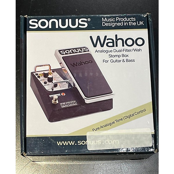 Used Sonuus Wahoo Analogue Dual Filter / Wah Effect Pedal