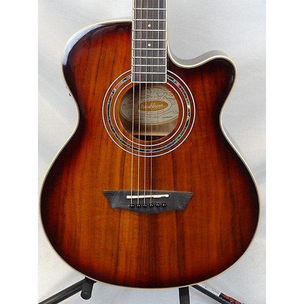 Used Washburn Ea55g-u Acoustic Electric Guitar