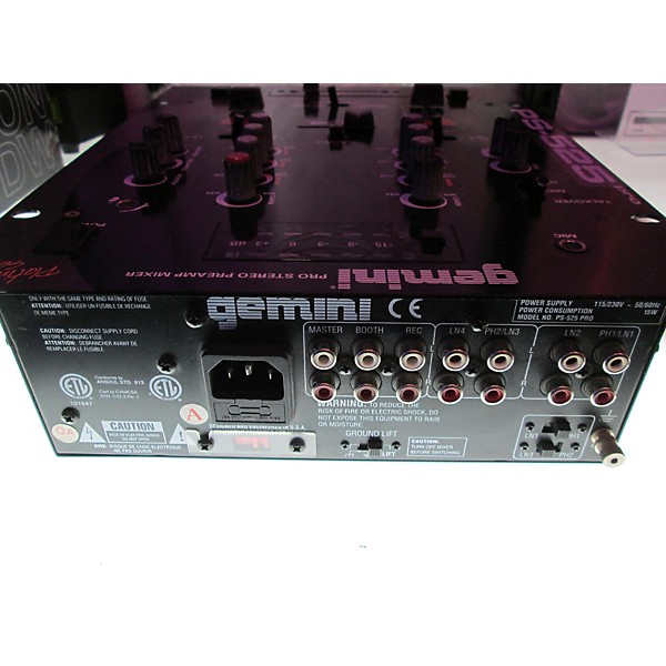 Used Gemini Ps525 DJ Mixer